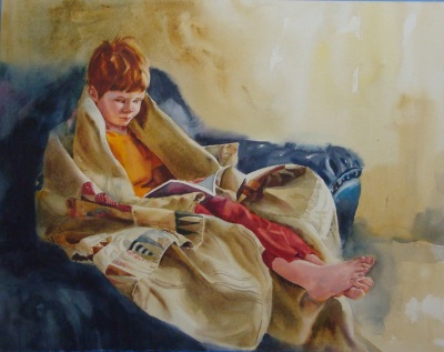 Dylan Reading by Kathy Jurek